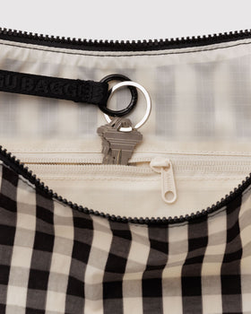 Large Nylon Crescent Bag U3