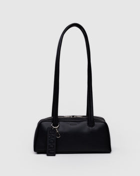 Small Recycled Leather Bowler Bag O6