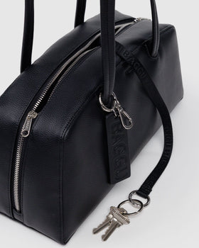 Recycled Leather Bowler Bag T0