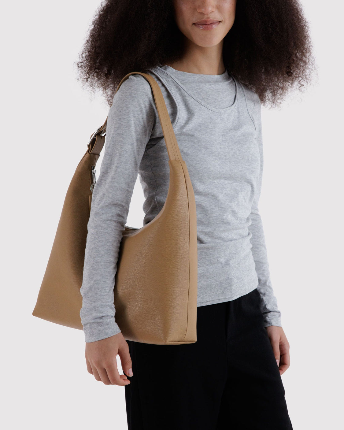 Recycled Leather Shoulder Bag J8