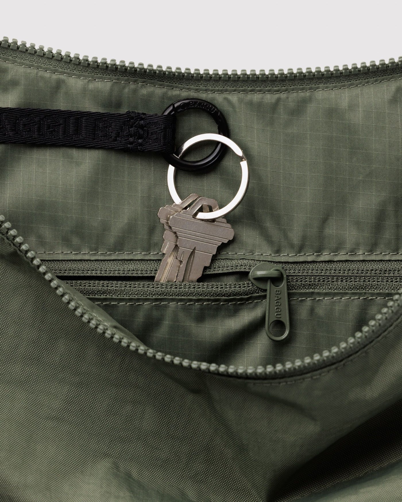 Large Nylon Crescent Bag U3