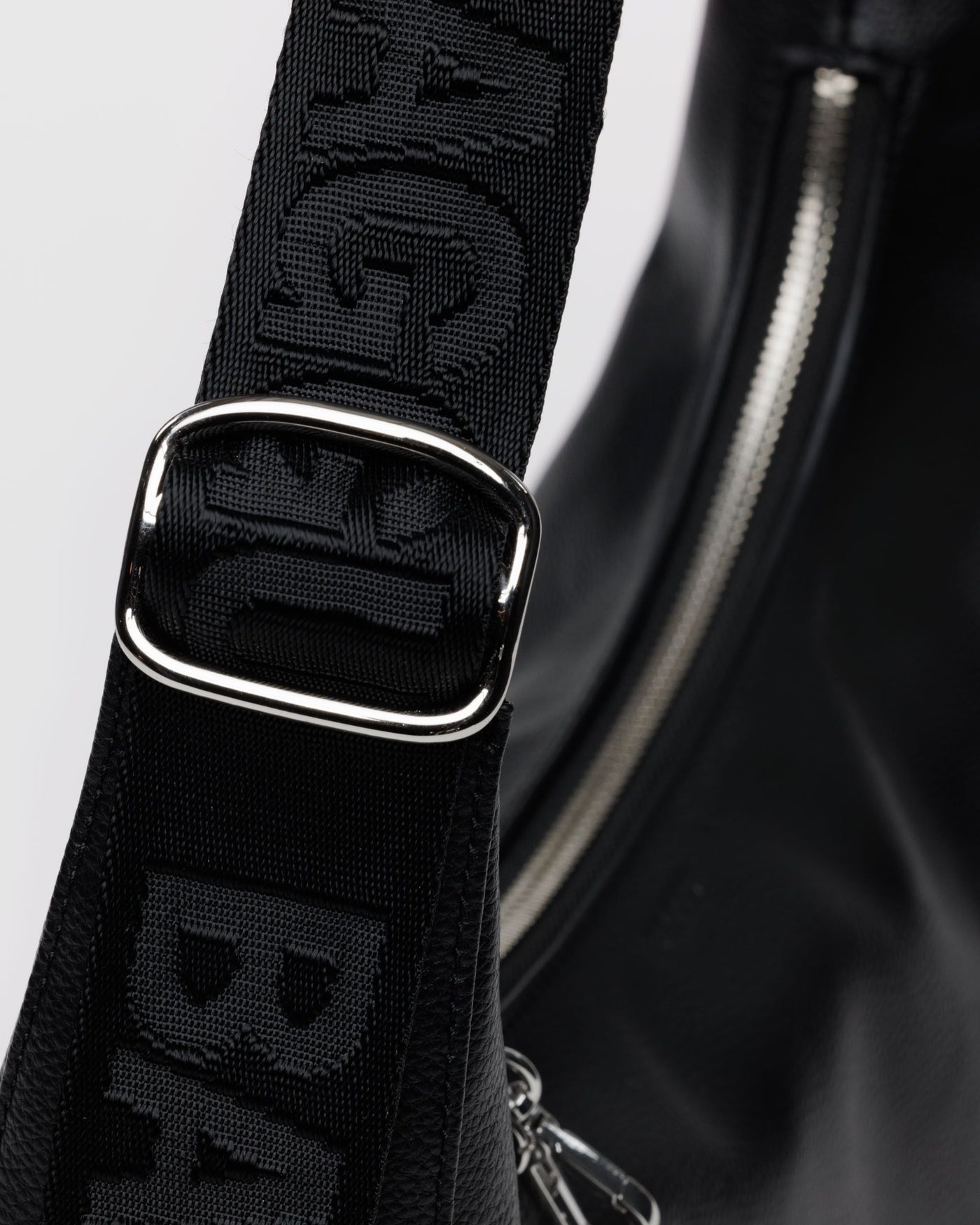 Medium Recycled Leather Crescent Bag T9