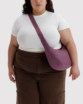 Medium Nylon Crescent Bag S9