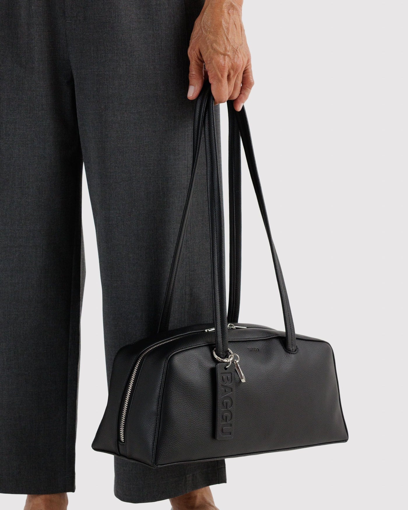 Recycled Leather Bowler Bag T0