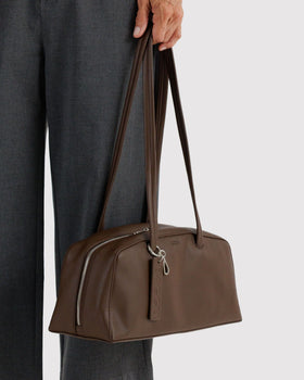 Recycled Leather Bowler Bag T0