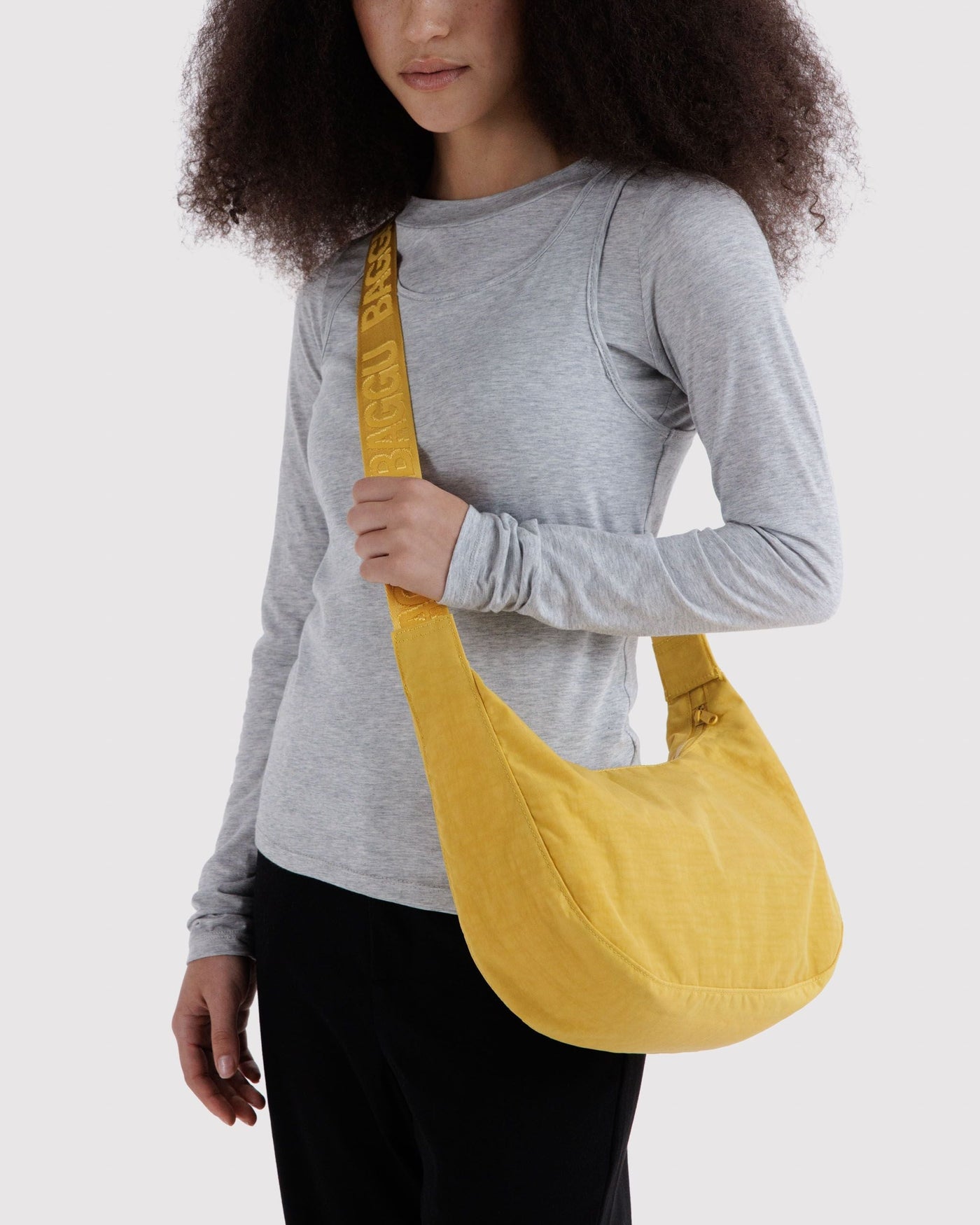 Medium Nylon Crescent Bag S9