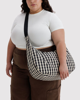 Large Nylon Crescent Bag U3