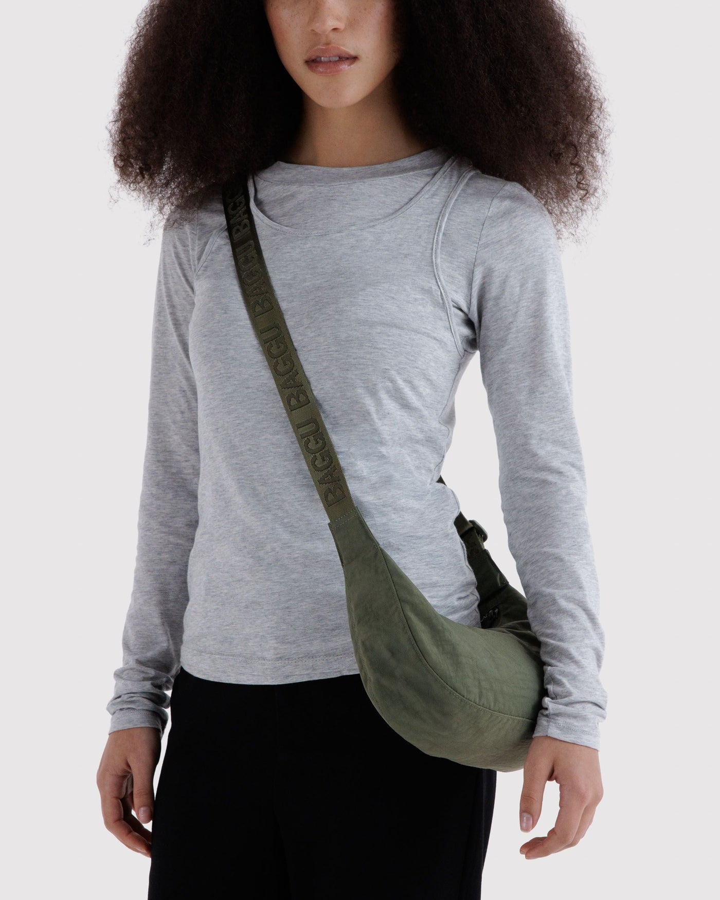 Small Nylon Crescent Bag G0