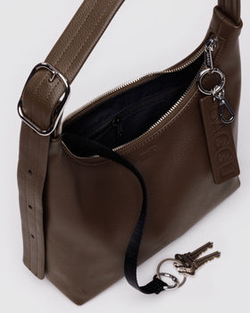 Mini Recycled Leather Shoulder Bag S6