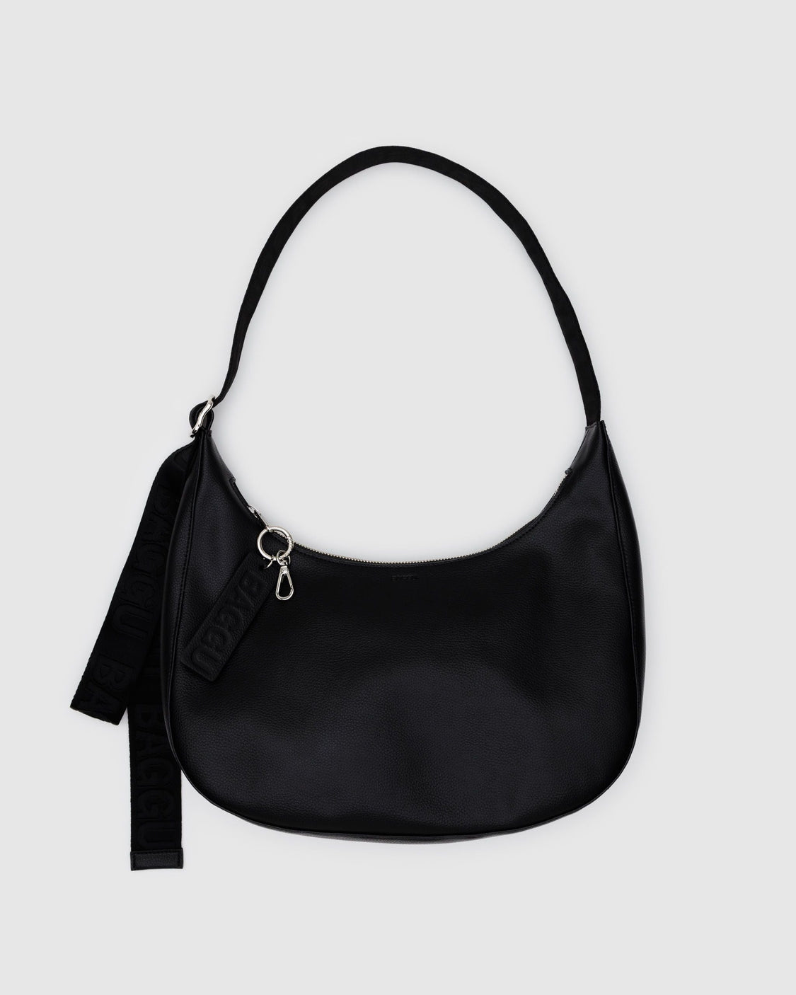 Medium Recycled Leather Crescent Bag T9