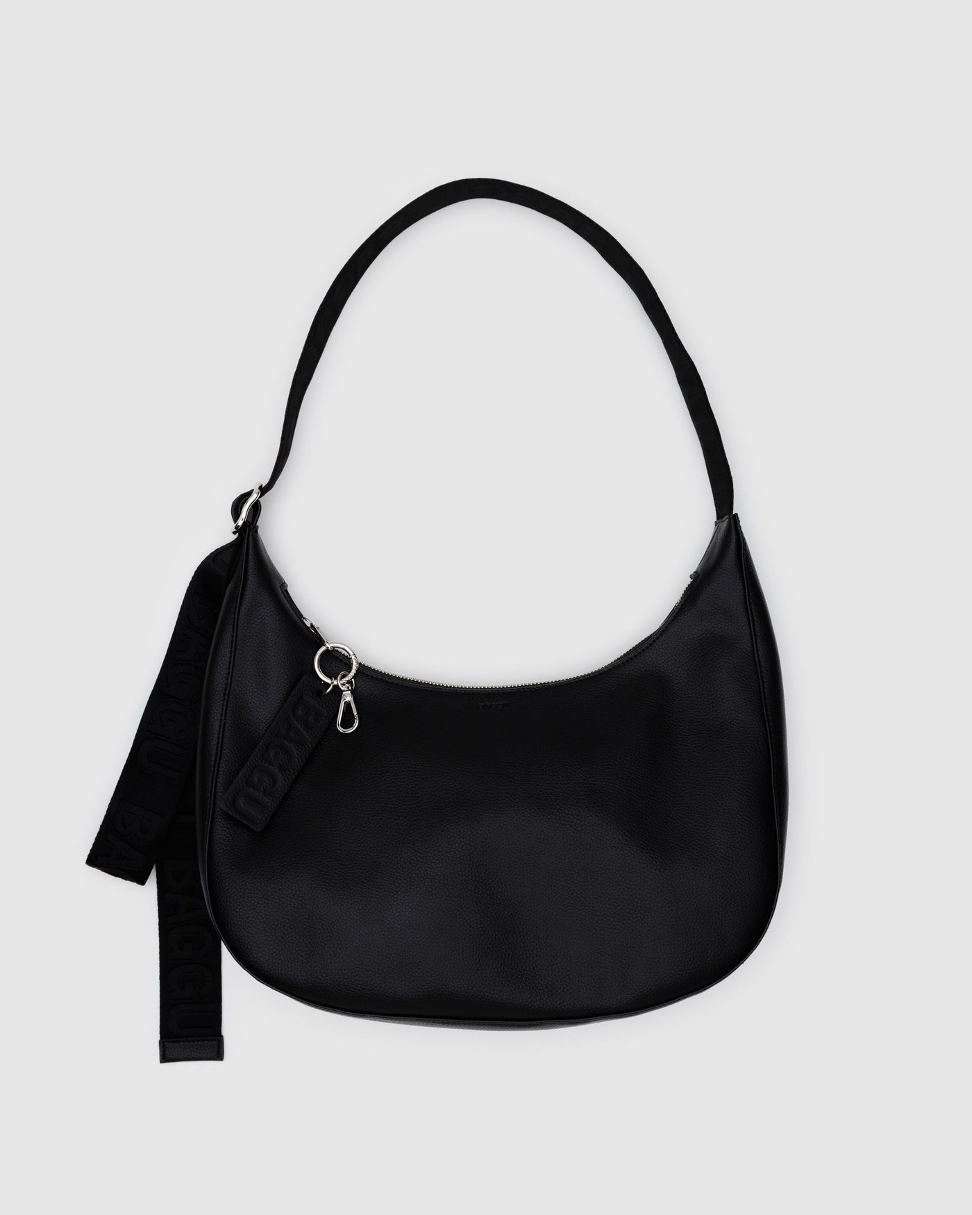 Medium Recycled Leather Crescent Bag T9